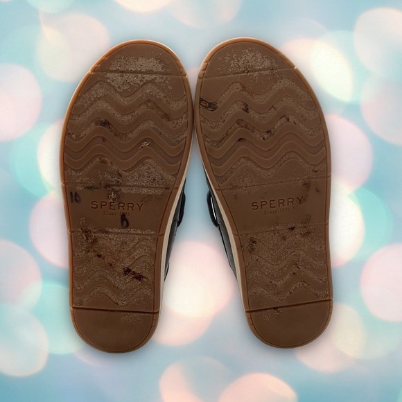 Sperry Boy’s Gray and Blue Slip On Cruise Boat Shoes Loafers Size 2 - Picture 5 of 6